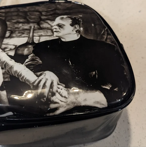 Frankenstein's Bride 'We Belong Dead' Bowler Handbag - Picture 6 of 10